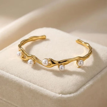 Pearl Gold Bracelet for Women
